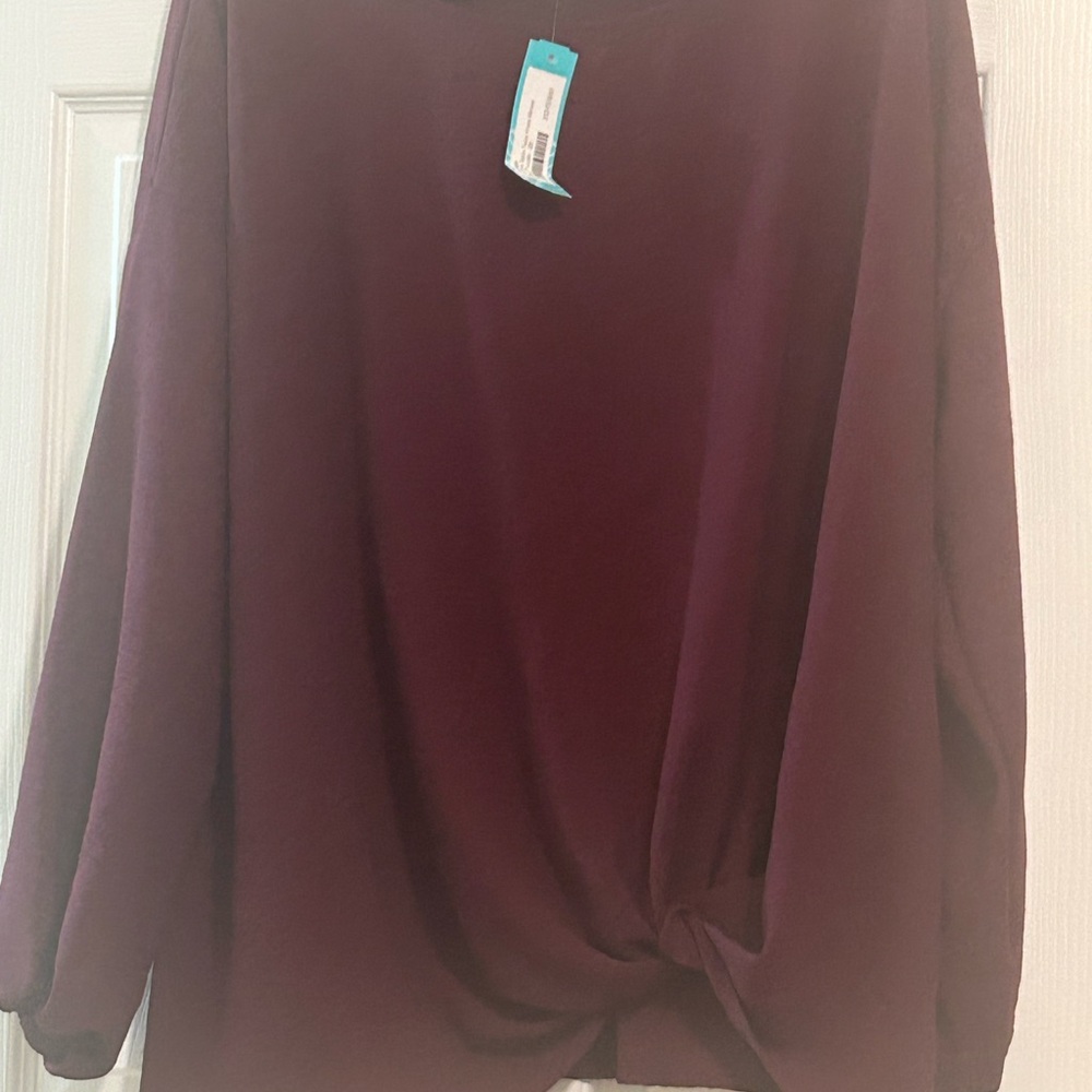 Kaileigh Deep Purple Women's Blouse